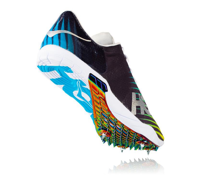 Zapatillas Atletismo Hoka One One Hombre - Speed Evo R - Negras/Blancas - HPE534978